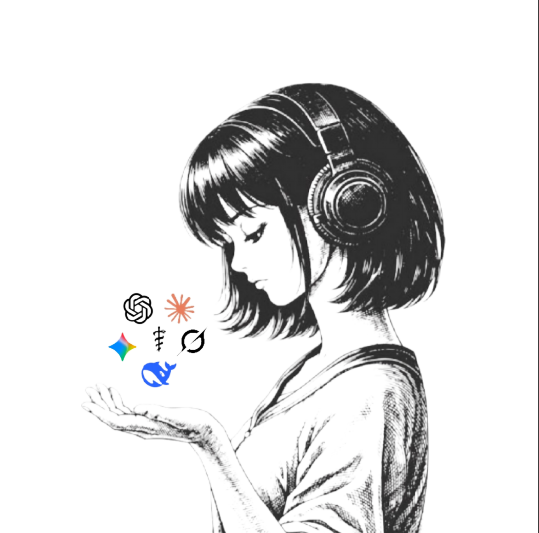 Hermes girl illustration